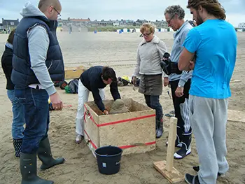 Zandsculpturen Bouwen