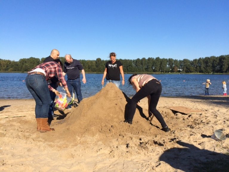 Zandsculpturen Bouwen